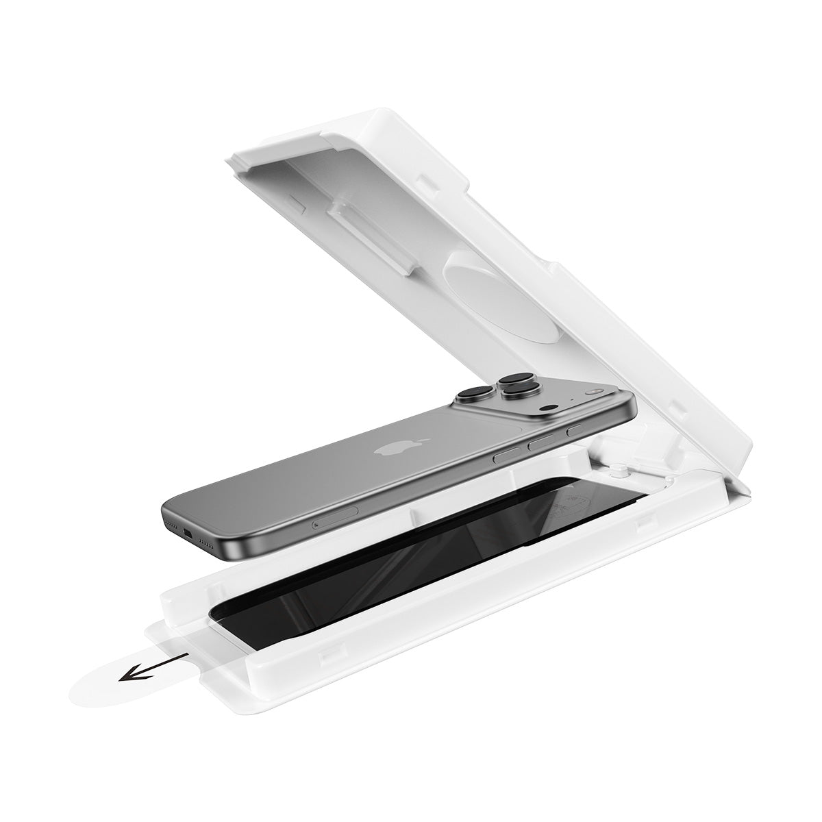 Mica Devia  Cristal Tem Privacy iPhone 17 Pro Max